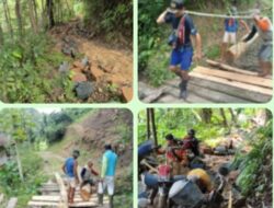 Kades Sukamanah Kecamatan Agrabinta Cianjur Perbaiki Jalan Desa dari Angaran DD dan Banprov Jabar