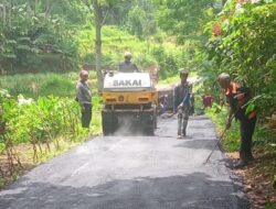 Telah Rampung, Penghotmikan Jalan Poros Desa Kp. Talun Desa Talagasari, Kades Opik Hidayat: Mobilitas Masyarakat Lebih Cepat dan Lancar