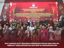 KPU Kabupaten Cianjur Ikuti Program MH JDIH Seri 9, yang Digelar KPU Provinsi Jabar