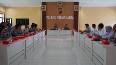 Kegiatan FGD Bersama 5 Pilar dan Kajian Kawasan Industri dari Korlantas Polri di Polres Purwakarta