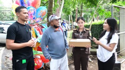 Bentuk Nyata, Kejati Jabar Gelar Kampanye Anti Korupsi di Kawasan Taman Robot Bandung