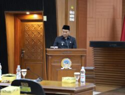 Wakil Wali Kota Tasik Bersama Sekda Hadiri Rapat Paripurna Penetapan Propemperda Kota Tasik Tahun 2026