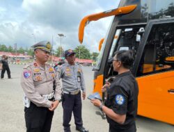 Operasi Zebra Lodaya 2025, Sat Lantas Polres Purwakarta Gelar Rampcheck dan Pemeriksaan Kesehatan Pengemudi di Pos Cikopo