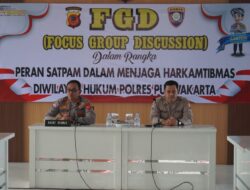Gelar FGD, Polres Purwakarta Ajak Satpam Jaga Harkamtibmas Wilayah