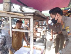 Ratusan PKL Disekitar Kahatex Ditertibkan