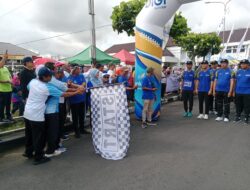 Wakil Wali Kota Tasik Lepas Peserta Gerak Jalan Beregu, Dalam Rangka HUT KORPRI Ke-54