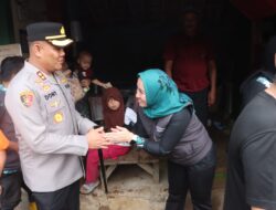 Kapolres Subang Tinjau Lokasi Bencana Alam di Desa Mayang Cisalak