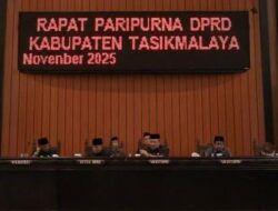 DPRD Kabupaten Tasikmalaya Gelar Rapat Paripurna Tetapkan Tiga Ranperda dan Prompemperda