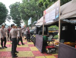 Pastikan Kesiapsiagaan Personel dan Peralatan, Kapolres Purwakarta Cek Posko Bencana