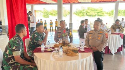 Wakili Kapolres Purwakarta, AKP Randy Freshtiadie Ikuti Coffee Morning dan Panen Raya Melon