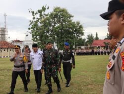 Kesiapan Pengamanan Nataru, Polres Purwakarta Gelar Pasukan Operasi Lilin Lodaya 2025