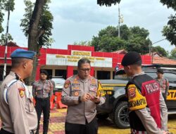 Wadir Samapta Polda Jabar Tinjau Kesiapan Posko Tanggap Bencana Polres Purwakarta