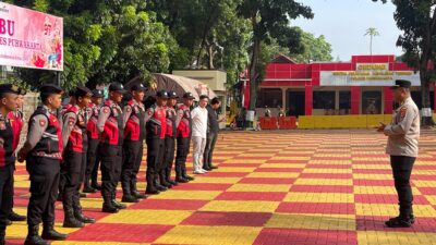 Polres Purwakarta Perkuat Pengamanan Nataru, Gelar Apel Personel Satgas Ops Lilin Lodaya 2025