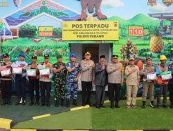 Wakapolda Jabar Tinjau Pos Terpadu KM 102 A Cipali Subang, Pastikan Operasi Lilin Lodaya 2025 Aman