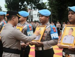 Tegakkan Disiplin dan Marwah Institusi, Polres Purwakarta Gelar Upacara PTDH Anggota Polri