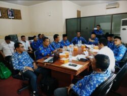 Pemkab Pelalawan Gelar Rapat Monev Kepesertaan Pekerja Sektor Jasa Konstruksi