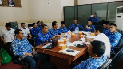 Pemkab Pelalawan Gelar Rapat Monev Kepesertaan Pekerja Sektor Jasa Konstruksi