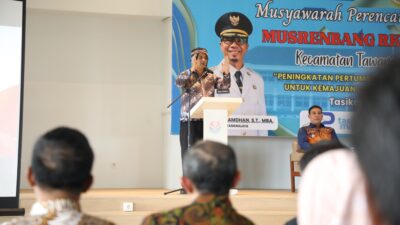 Wakil Wali Kota Tasik Hadiri Musrenbang di Kecamatan Tawang, Apresiasi Kehadiran Warga