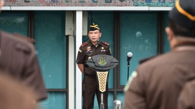 Wakajati Jabar,Taufan Zakaria, Pimpin Apel Gabungan Bersama Kejari se-Jawa Barat,Sampaikan Ini