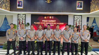 Perkuat Soliditas Jajaran, Kapolres Purwakarta Hadiri Sertijab dan Pisah Sambut Pejabat Utama Polda Jabar