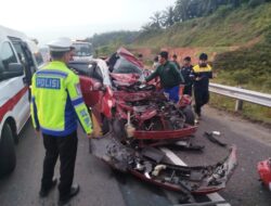 Kecelakaan Lalu Lintas Kembali Terjadi di Ruas Jalan Tol Pekanbaru-Dumai Provinsi Riau