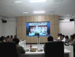 Kapolda Jabar Pimpin Anev Operasi Lilin 2025 Via Zoom Meeting di Polres Purwakarta