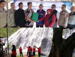 Berjalan Khidmat, Asep Priyatin Saputra Camat Sodonghilir Kukuhkan Pengurus Relawan KSB di Curug Wedus Desa Sepatnunggal