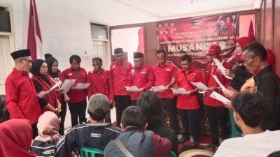 Pada Musancab, Dedi Wahyudi Ditetapkan Pimpin PAC PDI Perjuangan Kecamatan Mangkubumi