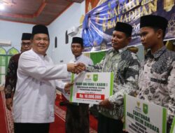 Pemprov Riau Gelar Safari Ramadan 1447 H di Masjid Al Muqorrabin Bukit Kayu Kapur Dumai Berikan Bantuan Kepada Masyarakat