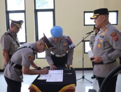 Kapolres Subang Pimpin Sertijab Wakapolres Subang dari Kompol Endar Supriyatna Kepada Kompol Asep Agustoni