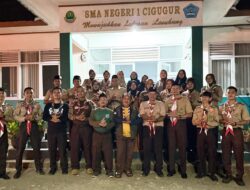 Pelantikan Bantara Pramuka SMAN 1 Cigugur, Perkuat Karakter dan Kepemimpinan Generasi Muda