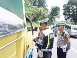 Truk Tambang Ditertibkan, 11 Pelanggar Terjaring di Jalur Cianting-Plered