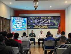 PSSI Kota Tasikmalaya Gelar Raker Bahas Program Kerja Tahun 2026, Dihadiri Langsung PSSI Jabar