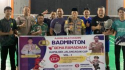Kapolsek Jalan Cagak Buka Turnamen Badminton Kapolsek CUP Gema Ramadhan 1447 H