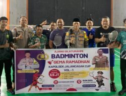 Kapolsek Jalan Cagak Buka Turnamen Badminton Kapolsek CUP Gema Ramadhan 1447 H
