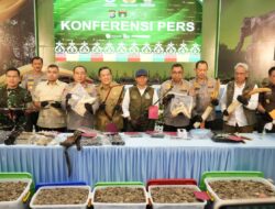 Ditreskrimsus Polda Riau Berhasil Bongkar Kematian Seekor Gajah Sumatera di Kabupaten Pelalawan, 15 Orang Pelaku Ditangkap dan 3 Orang DPO