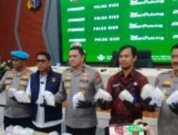 Polda Riau Gagalkan Peredaran Narkotika Jenis Heroin 22.731,03 Gram, Diduga Akan Diedarkan di Wilayah Provinsi Riau