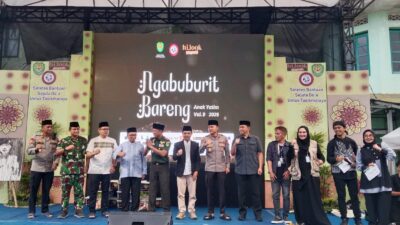 Kebahagiaan 226 Anak Yatim Piatu Kota Tasik di Kegiatan Ngabuburit Bareng Vol 9 Gelaran Musisi Peduli Tasik, Hi Look dan Kodim 0612/Tasikmalaya