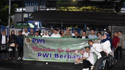 Program PWI Berbagi Kebaikan, Dandim 0618 Terjun Langsung Bersama Jurnalis Bagikan Takjil Kepada Warga