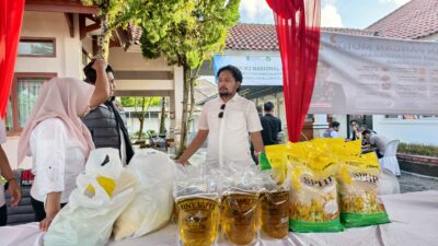 Polres Pangandaran Gelar Gerakan Pangan Murah Selama Ramadhan, Warga Antusias Serbu Bahan Pokok