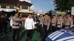 Kapolres Tasik Kota Bersama Walikota dan Dandim 0612 Pimpin Apel Gelar Pasukan Operasi Ketupat 2026