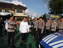 Kapolres Tasik Kota Bersama Walikota dan Dandim 0612 Pimpin Apel Gelar Pasukan Operasi Ketupat 2026