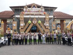 Kapolda Jawa Barat Tinjau Pos Terpadu Technopark Polres Tasikmalaya Kota dalam Rangka Ops Ketupat Lodaya 2026