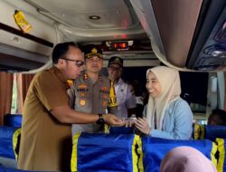Kapolres Tasik Kota Bersama Wali Kota Laksanakan Ramp Check Kendaraan Umum di Terminal Tipe A Indihiang