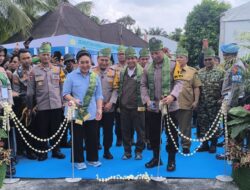 Kapolri,DPR RI, dan Menhut Resmikan- Groundbreaking 110 Jembatan Merah Putih Presisi di Wilayah Provinsi Riau