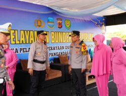Polres Pangandaran Hadirkan Pos Terpadu “Ikan Marlin” Manjakan Pemudik dan Wisatawan