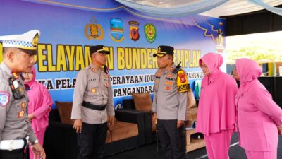 Polres Pangandaran Hadirkan Pos Terpadu “Ikan Marlin” Manjakan Pemudik dan Wisatawan
