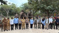 Bupati Pelalawan H. Zukri, Dampingi Kunker Kapolri Listyo Sigit Prabowo, di Kawasan TNTN 