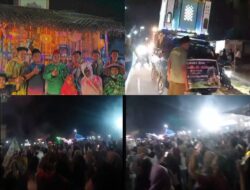 Ratusan Masyarakat Desa Trimulya Jaya Ukui Turun ke Jalan Ikuti Takbiran Keliling, Sambut Hari Raya Idul Fitri 1447 H