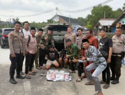 Perang Melawan Narkotika, Polres Bengkalis Bekuk Dua Pria Diduga Kuat Sebagai Kurir- Pengedar